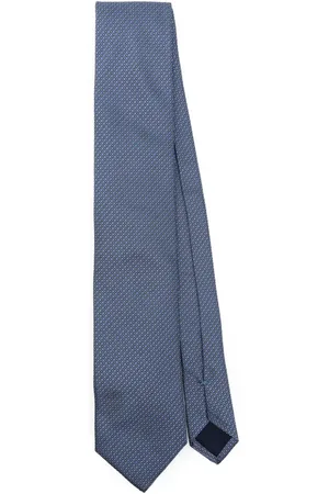 corneliani Silkeslips i mønstret jacquard