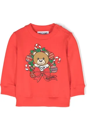 Moschino Sweatshirt med bamsetryk
