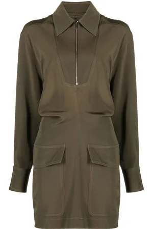 Victoria Beckham Kort kjole med flaplomme