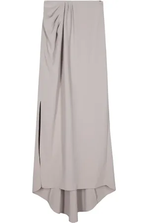 Elisabetta Franchi Lang nederdel med draperinger
