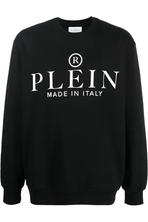 Philipp Plein Sweatshirt med rund hals og logotryk