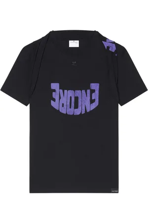 Courrèges T-shirt med grafisk tryk