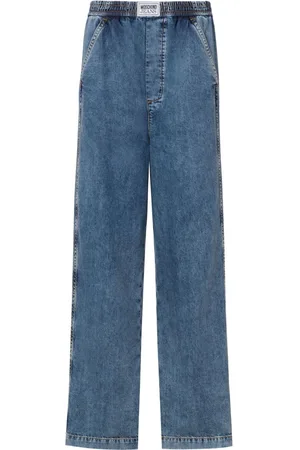 Moschino Højtaljede jeans med brede ben