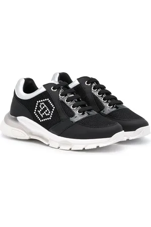 Philipp Plein Løbe-sneakers med krystaller og logo