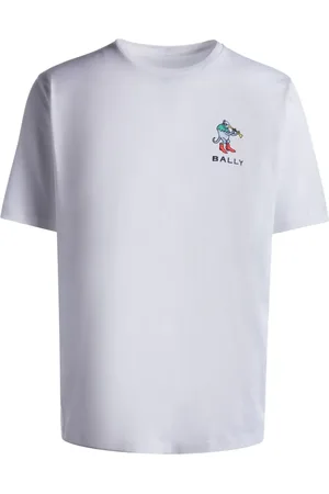 Bally T-shirt med broderet logo