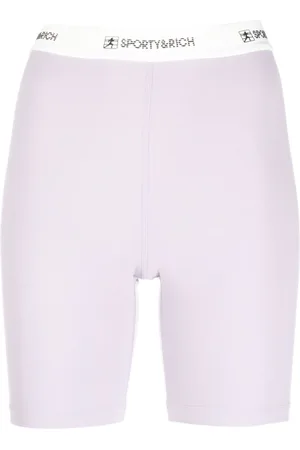 Sporty & Rich Shorts med logolinning