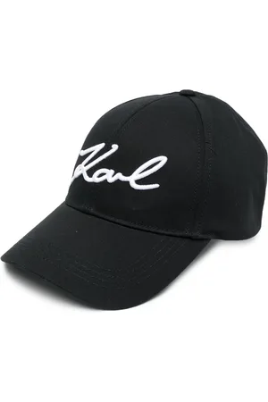 Karl Lagerfeld Signature baseballkasket i økologisk bomuld