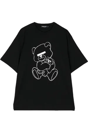 UNDERCOVER T-shirt med bjørnetryk