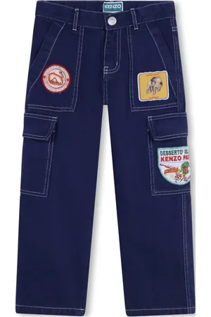 Kenzo Cargo-jeans med logomærke