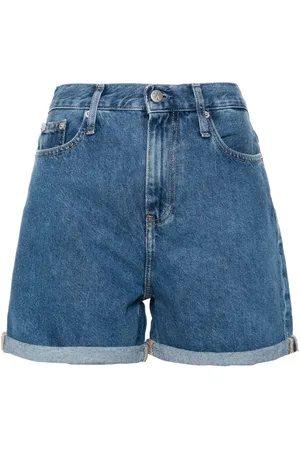 Calvin Klein Denimshorts med høj talje
