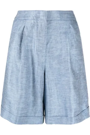 PESERICO SIGN Bermuda-shorts i hør