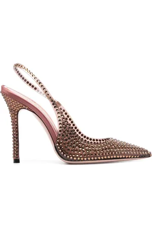 GEDEBE 105mm Stella pumps med krystaludsmykning
