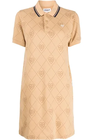 Chocoolate Polo-kjole med logotryk