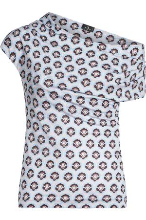 Etro Asymmetrisk top med abstrakt tryk