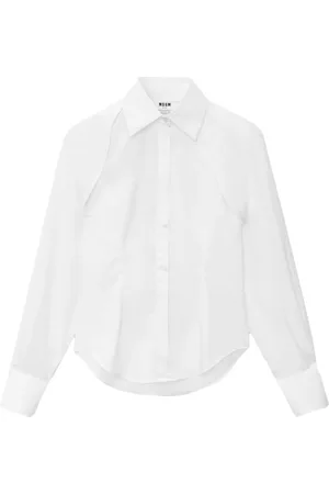 Msgm Skjorte med aftagelige ærmer og knapper