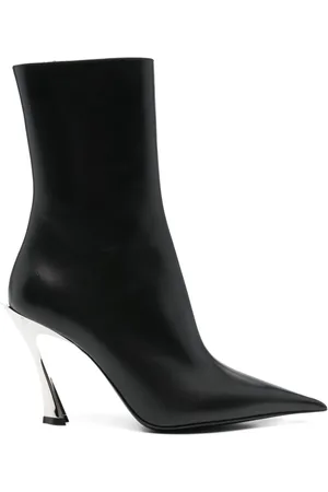 MUGLER 95mm læderstøvler
