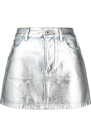 Paco rabanne Kort nederdel i metallisk tweed