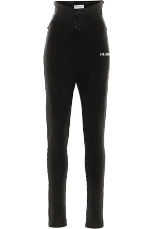 The Attico Højtaljede leggings med logobogstaver