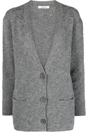 Dorothee Schumacher Flower Sparkle cardigan i lurex med jacquard-mønster