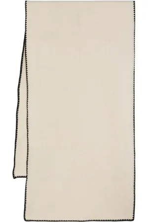 Totême Embroidered cashmere scarf