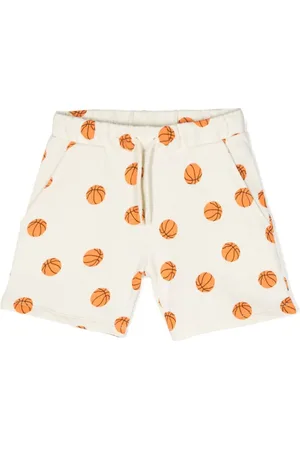 Mini Rodini Basketball shorts i økologisk bomuld