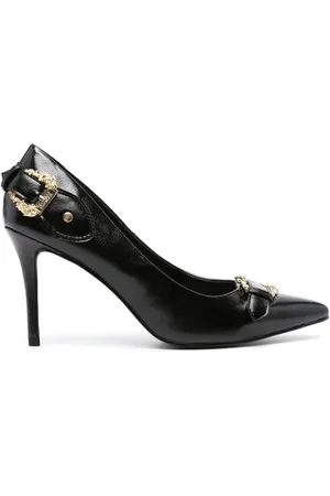 VERSACE 90mm stiletto-pumps med barokspænde