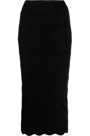 Patou Milano-strikket Wave pencil-nederdel