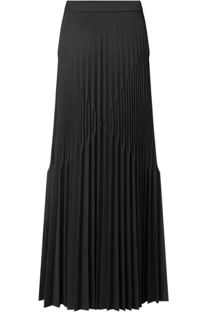 Alberta Ferretti Lang plisseret nederdel