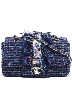 CHANEL 2005-2006 skuldertaske i tweed