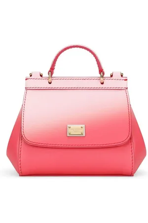 Dolce & Gabbana Mini Sicily taske med gradueret tryk