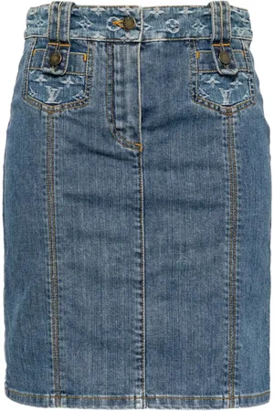 LOUIS VUITTON Denimnederdel fra 1990-2000