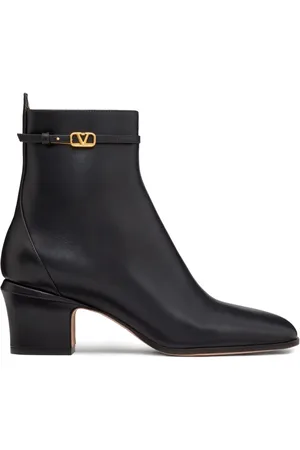 VALENTINO GARAVANI Tan-Go 60mm ankelstøvler i læder