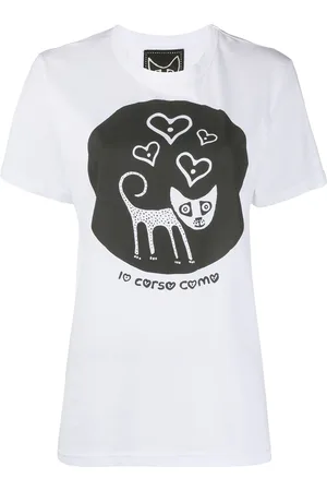 10 CORSO COMO T-shirt med grafisk tryk