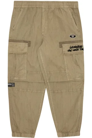 A Bathing Ape Bukser med smal pasform og logoapplikation