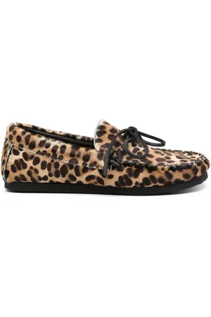 Isabel Marant Fitza loafers med leopardtryk