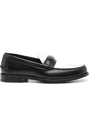 VERSACE Loafers med colourblocking og Medusa-plade