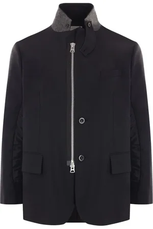 SACAI Blazer med høj hals og lynlås