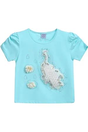 Mimi Tutu T-shirt med påfugleapplikation