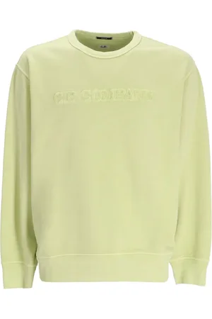 C.P. Company Sweatshirt med frotté-logo