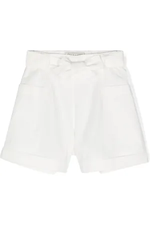 PHILOSOPHY DI LORENZO SERAFINI Shorts i poplin med broderet logo