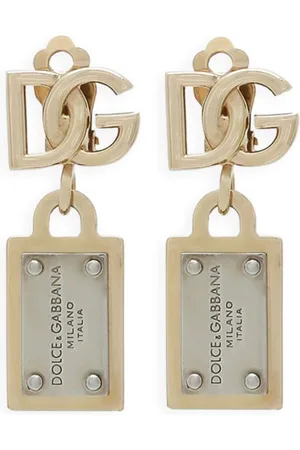 Dolce & Gabbana Hoop-ørering med logo-bogstaver