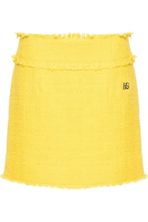 Dolce & Gabbana Kort nederdel i tweed med A-snit