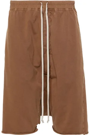Rick Owens Pods shorts med sænket skridt og løbesnor