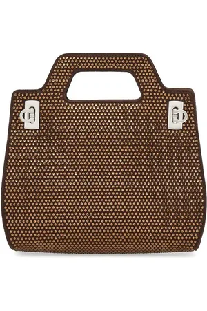 Salvatore Ferragamo Lille Wanda taske med rhinsten