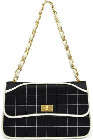 CHANEL 2.55 Choco Bar skuldertaske fra 2000