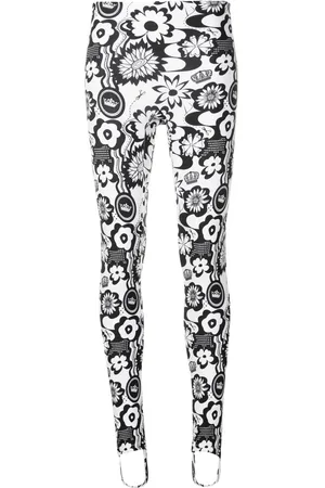 AMIR SLAMA Højtaljede leggings med blomstertryk