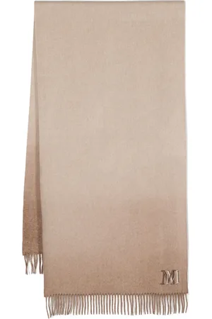 Max Mara Kashmirtørklæde med broderet logo