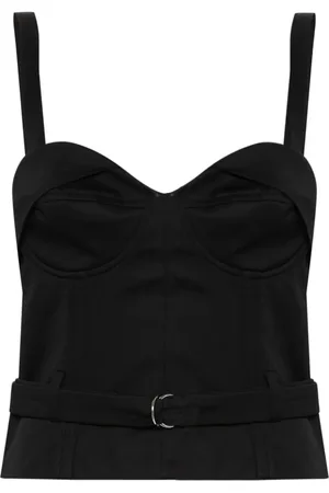 IRO Cropped Adim top med bælte