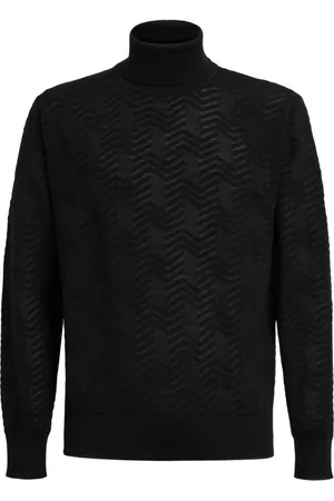 Missoni Chevron-mønstret trøje med rullekrave