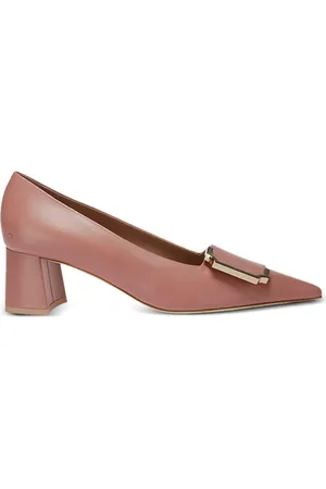 MALONE SOULIERS 45 mm Hayes pumps i læder med spændedetalje